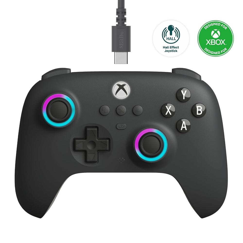 MANDO CON CABLE ULTIMATE C 8BITDO PARA XBOX (SERIES X|S, ONE) Y WIND 10/11 - 1