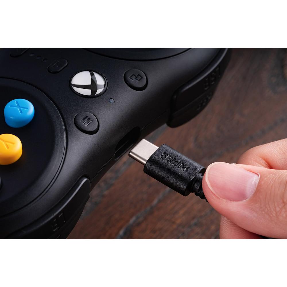 MANDO CON CABLE M30 8BITDO PARA XBOX SERIES X|S, XBOX ONE Y WINDOWS | NEGRO - 6