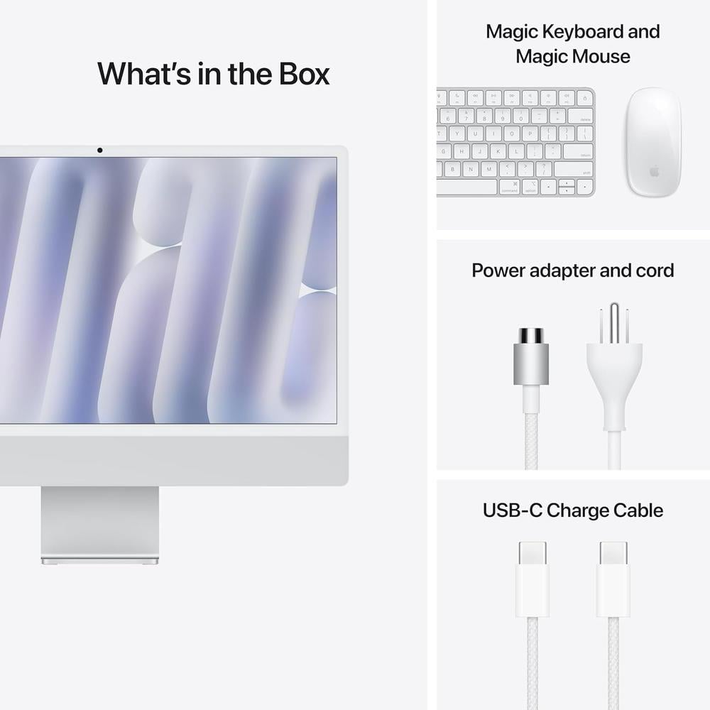 APPLE IMAC 2024 CHIP M4 24'' 16GB RAM 256GB - TECLADO INGLÉS - 6