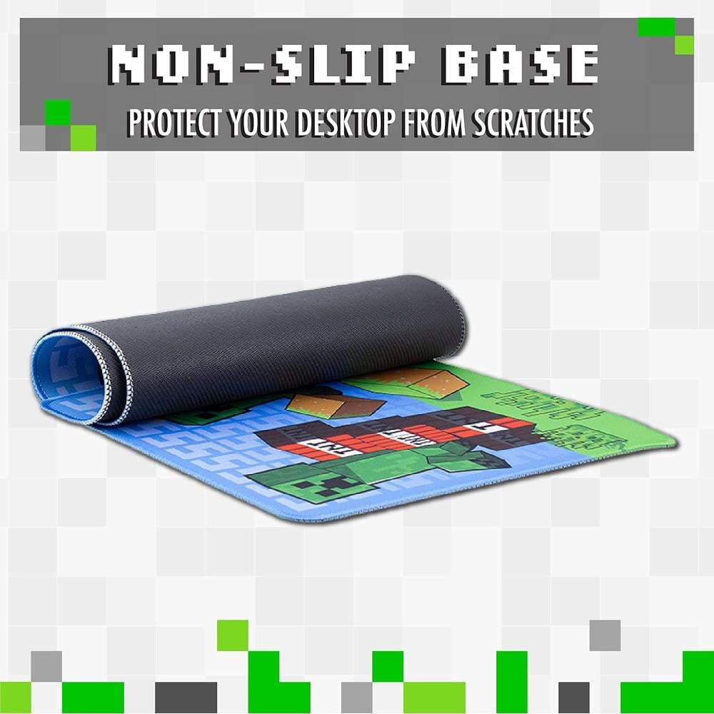 MINECRAFT CREEPER ALFOMBRILLA GAMER GRANDE ANTIDESLIZANTE PALADONE - 2