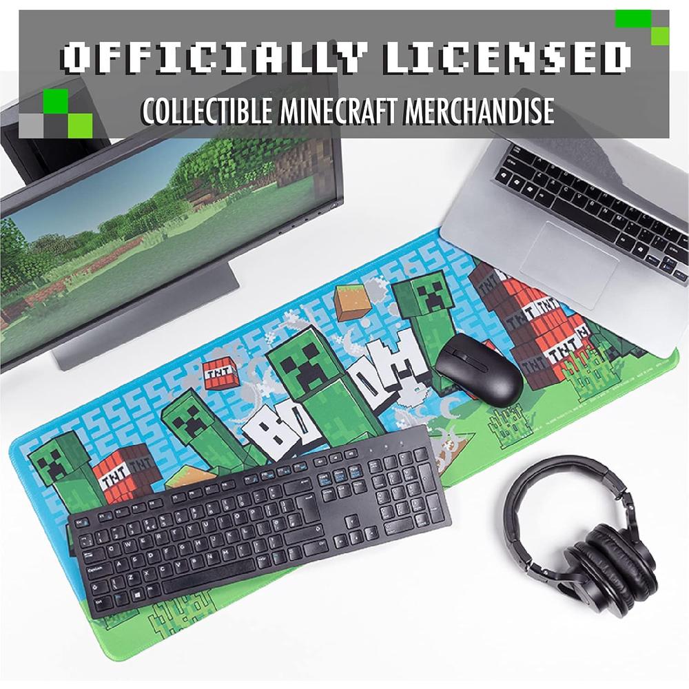 MINECRAFT CREEPER ALFOMBRILLA GAMER GRANDE ANTIDESLIZANTE PALADONE - 3