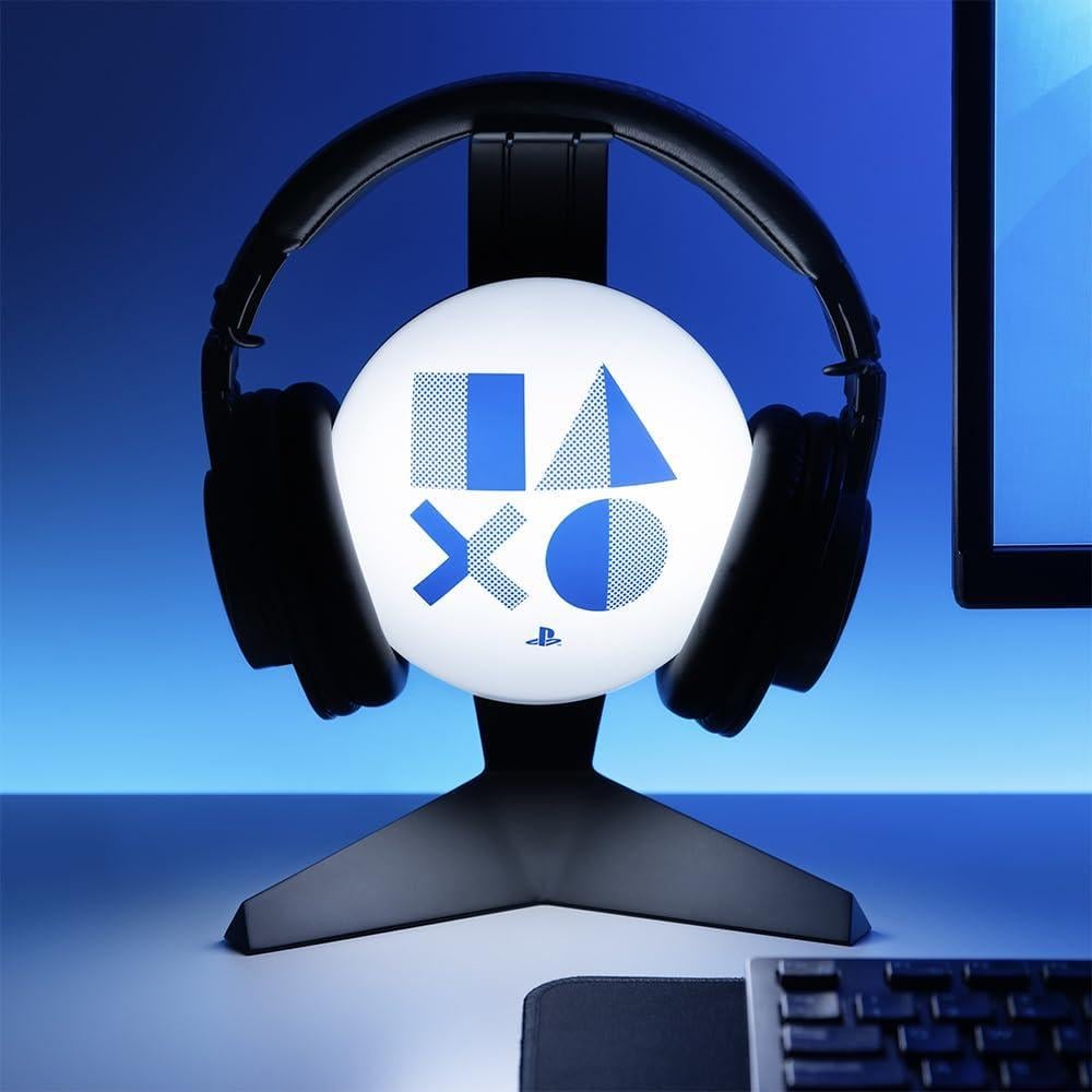 PLAYSTATION SOPORTE ILUMINADO PARA AURICULARES GAMERS PALADONE - 4