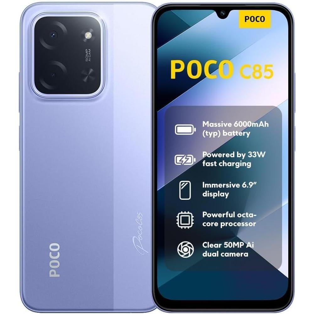 CELULAR XIAOMI POCO C85 256GB 8GB | PÚRPURA - 1