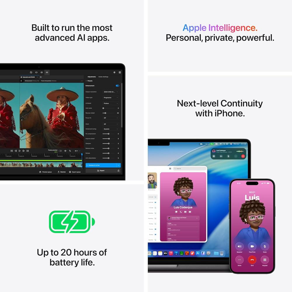 MACBOOK PRO 14.2' (2026) CHIP M5 MAX 36GB RAM 2TB SSD 18CORE CPU 32CORE GPU | NEGRO - TECLADO INGLÉS - 6