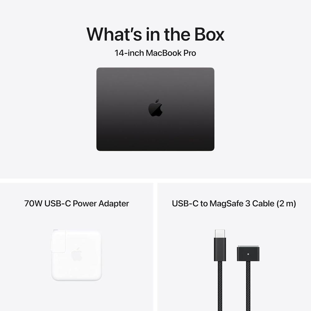 MACBOOK PRO 14.2' (2026) CHIP M5 MAX 36GB RAM 2TB SSD 18CORE CPU 32CORE GPU | NEGRO - TECLADO INGLÉS - 7