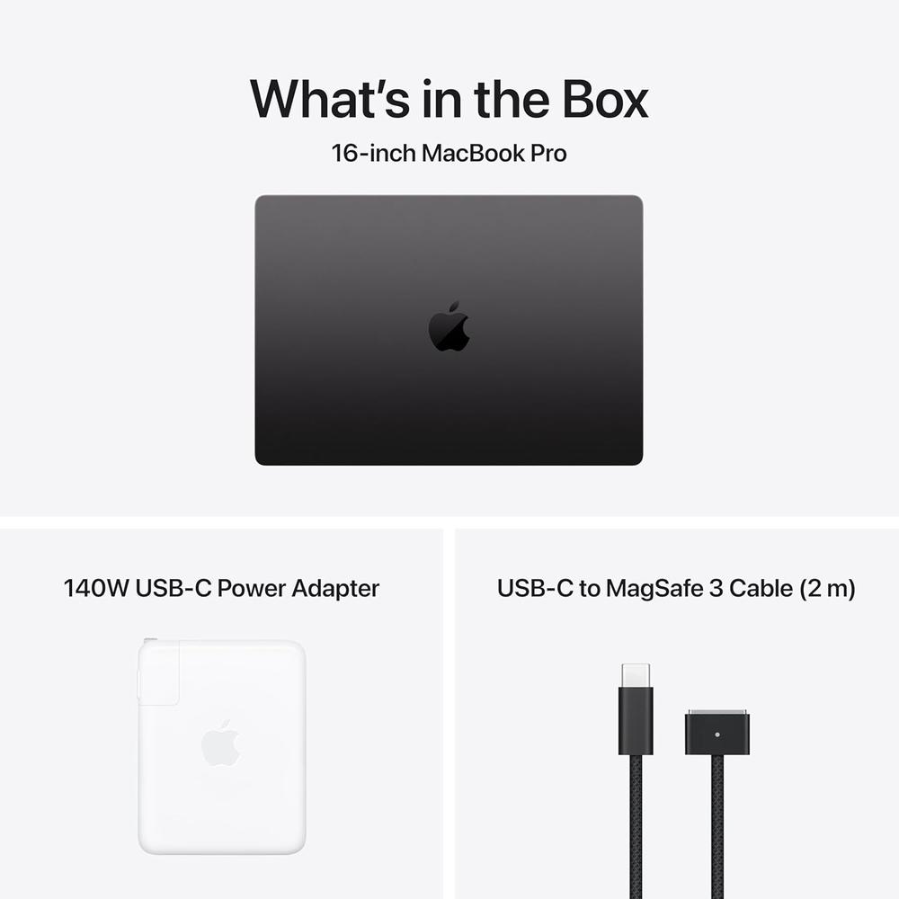 MACBOOK PRO 16.2' (2026) CHIP M5 MAX 36GB RAM 2TB SSD 18CORE CPU 32CORE GPU | NEGRO - TECLADO INGLÉS - 7