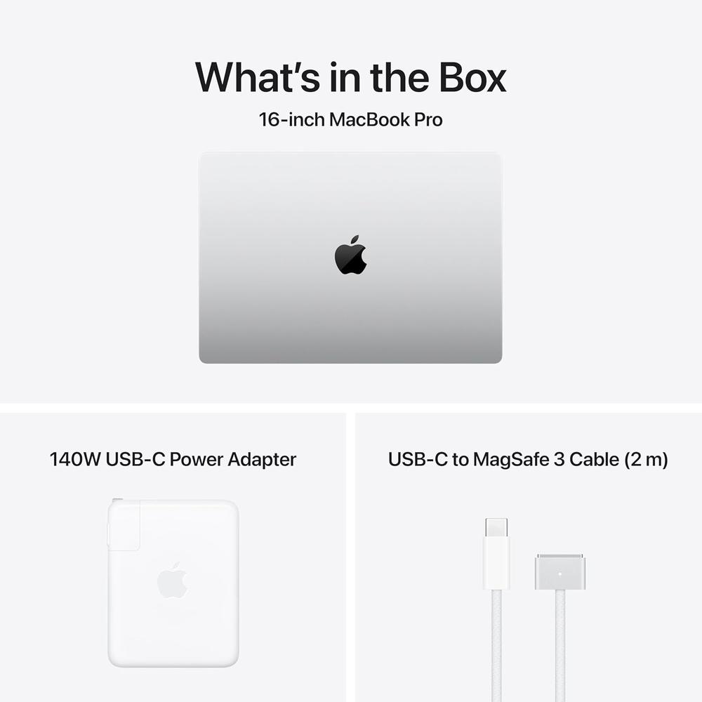 MACBOOK PRO 16.2' (2026) CHIP M5 PRO 24GB RAM 1TB SSD 18CORE CPU 20CORE GPU | PLATA - TECLADO INGLÉS - 7