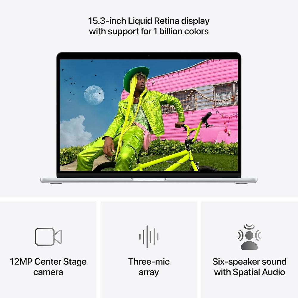 MACBOOK AIR 15.3' (2026) CHIP M5 16GB RAM 1TB SSD | MIDNIGHT - TECLADO INGLÉS - 4