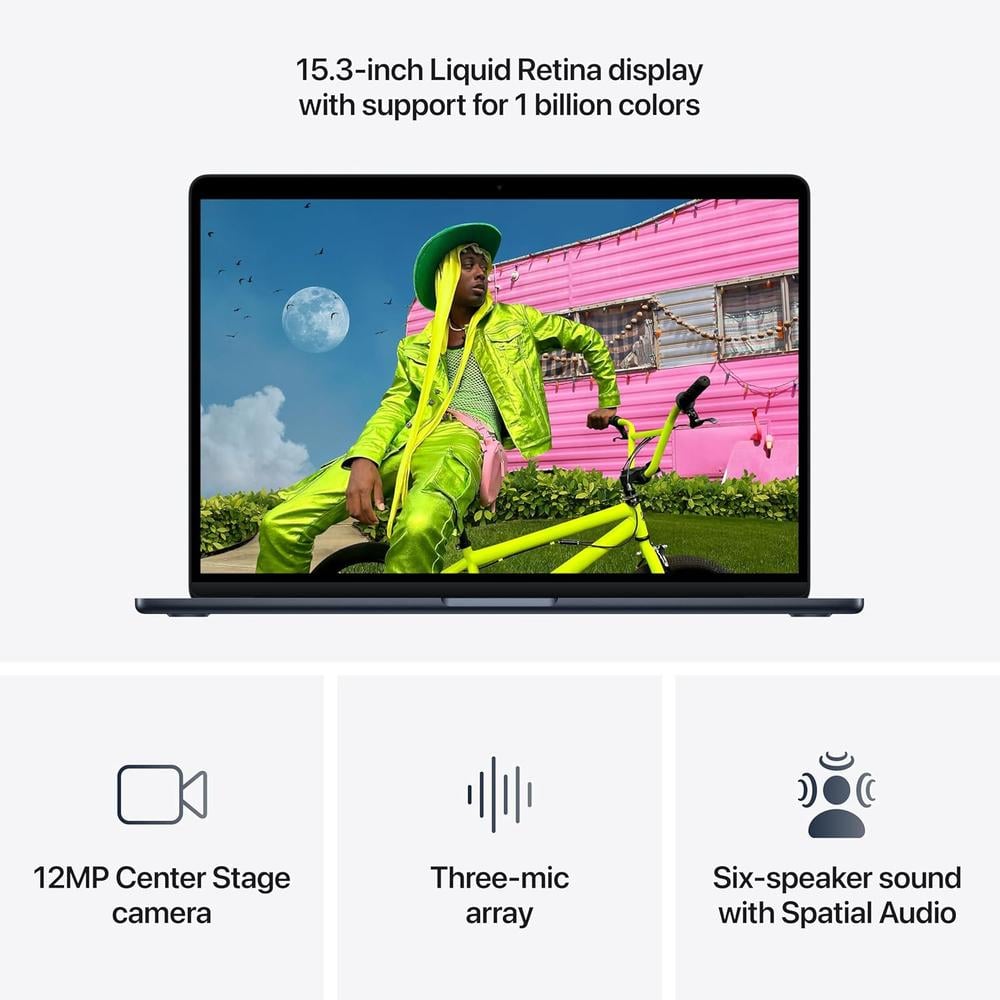 MACBOOK AIR 15.3' (2026) CHIP M5 16GB RAM 512GB SSD | STARLIGHT - TECLADO INGLÉS - 4