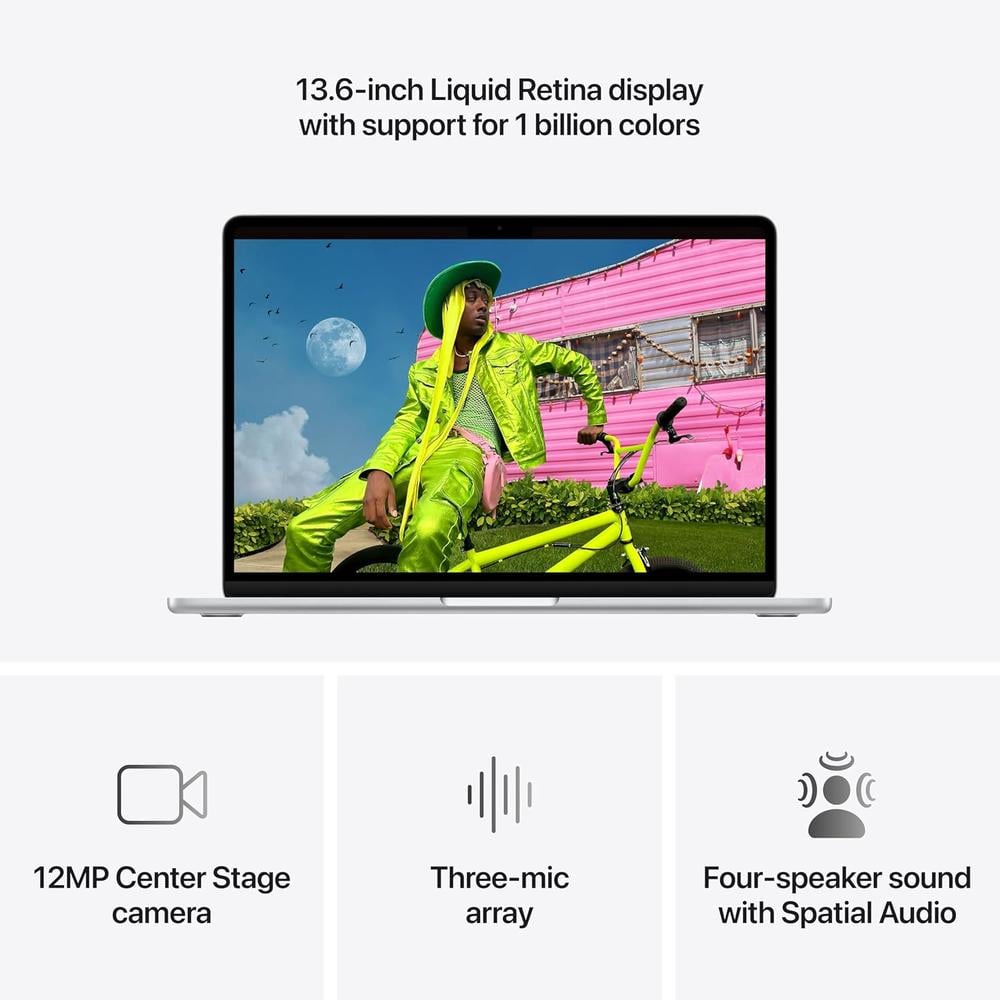 MACBOOK AIR 13.6' (2026) CHIP M5 16GB RAM 512GB SSD | MIDNIGHT - TECLADO INGLÉS - 4