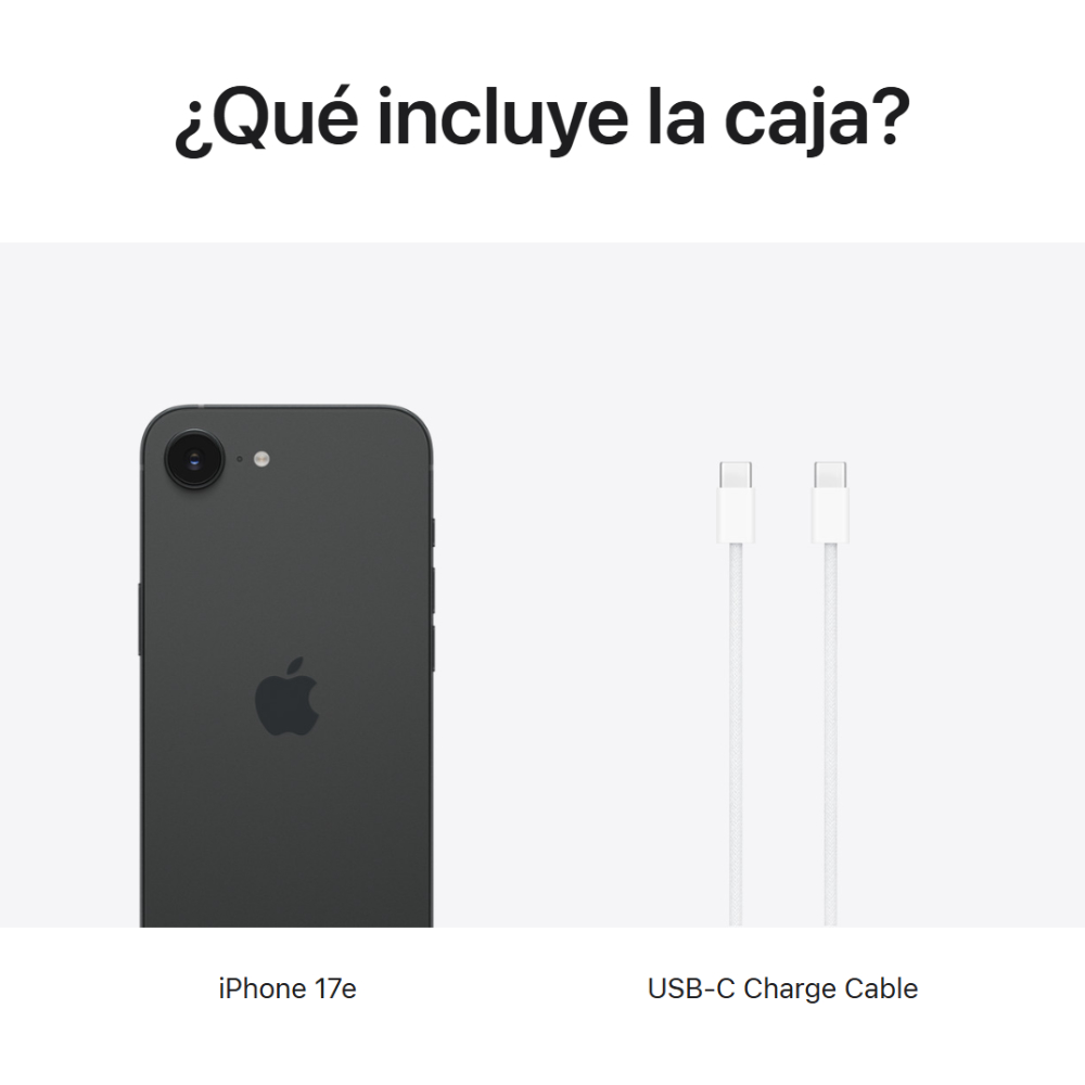 APPLE IPHONE 17E 256GB (2026) | NEGRO - 4