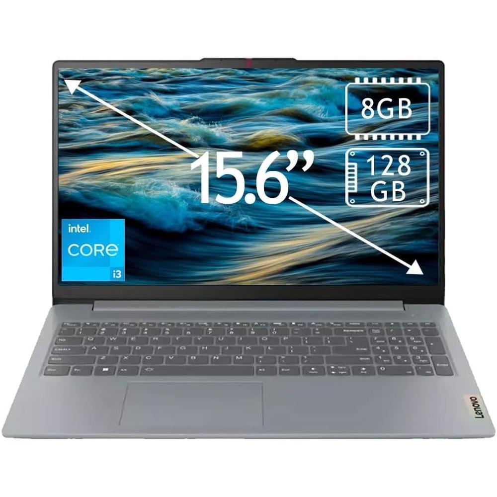 LAPTOP LENOVO IDEAPAD SLIM 3I 15.6' CORE I3 8GB 128GB | ARCTIC GREY - 1
