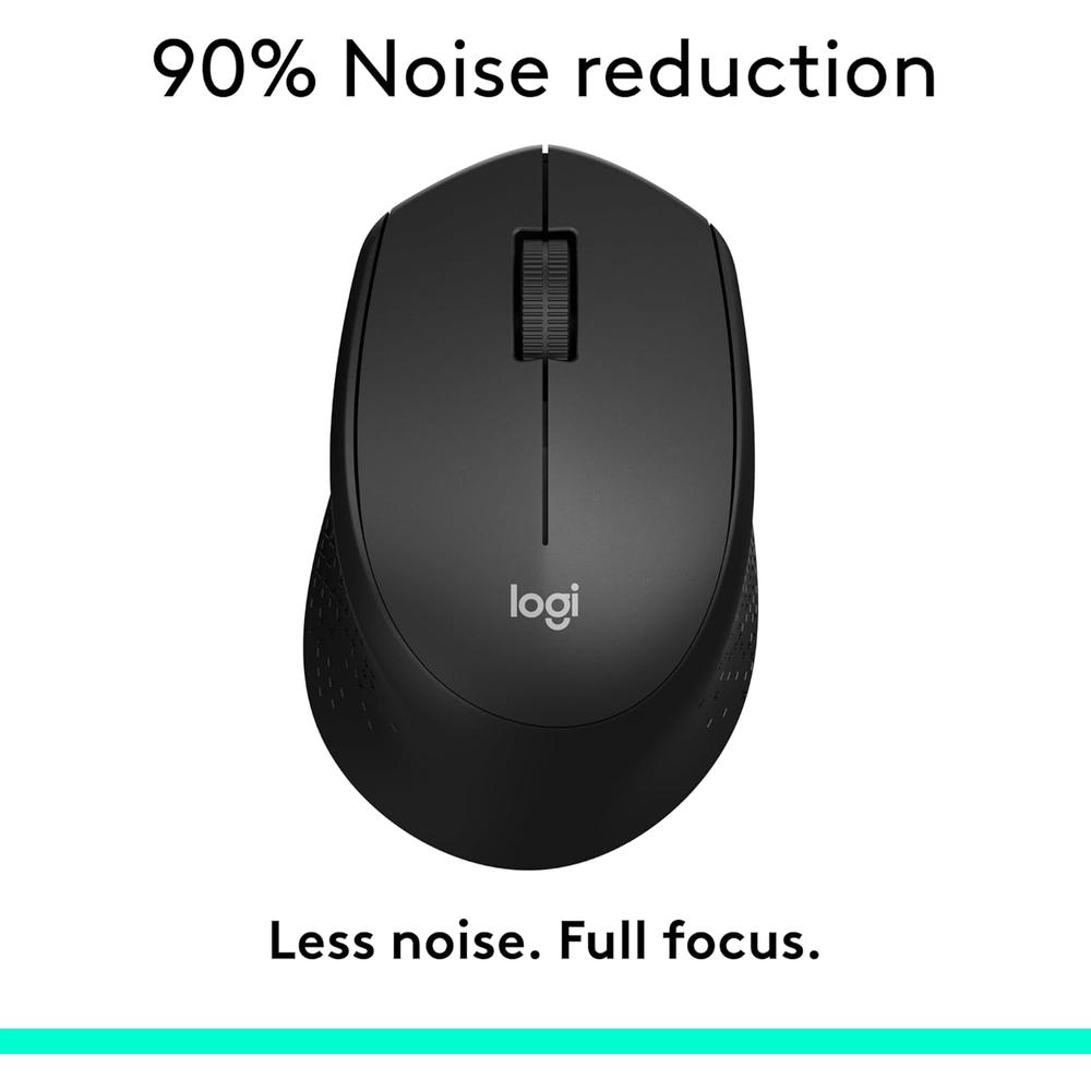 MOUSE INALÁMBRICO M330 LOGITECH | NEGRO - 2