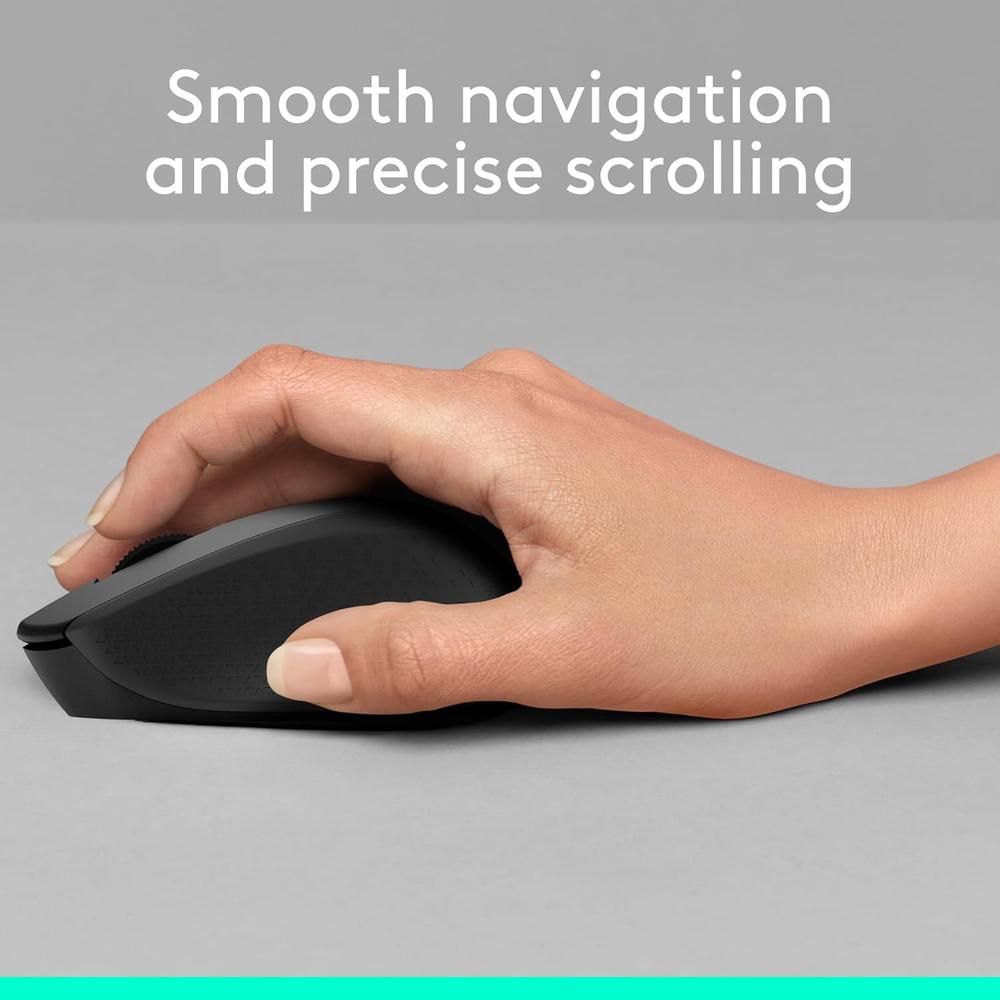 MOUSE INALÁMBRICO M330 LOGITECH | NEGRO - 4