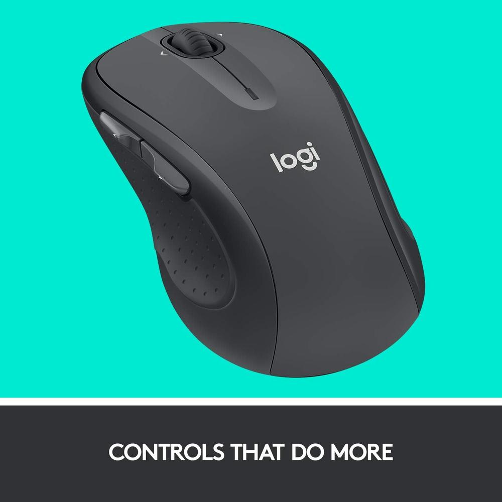 MOUSE INALÁMBRICO M510 LOGITECH | GRAFITO - 4