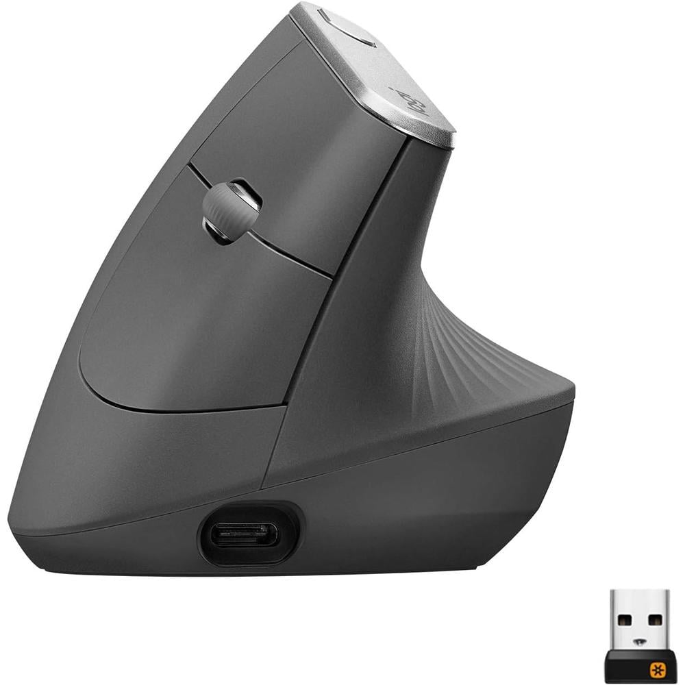 MOUSE INALÁMBRICO MX VERTICAL LOGITECH | GRAFITO - 1