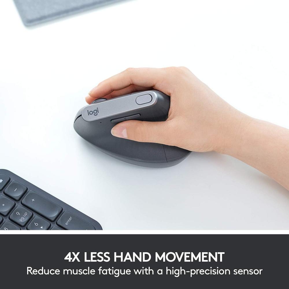 MOUSE INALÁMBRICO MX VERTICAL LOGITECH | GRAFITO - 5