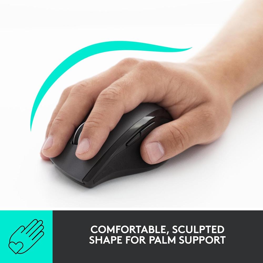 MOUSE INALÁMBRICO M705 LOGITECH | NEGRO - 2