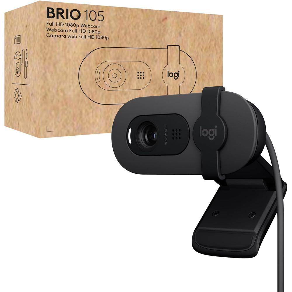 CÁMARA WEB BRIO 105 LOGITECH | GRAFITO - 1