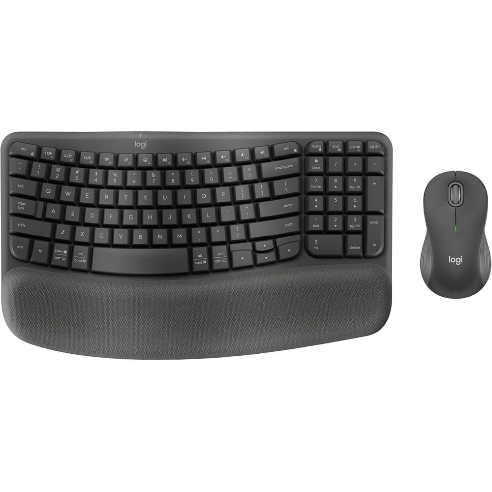 COMBO TECLADO Y MOUSE INALÁMBRICOS WAVE KEYS MK670 LOGITECH | GRAFITO - 1
