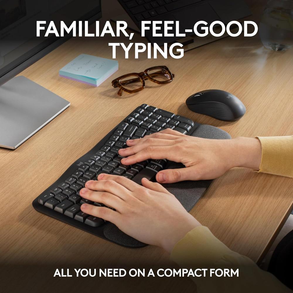 COMBO TECLADO Y MOUSE INALÁMBRICOS WAVE KEYS MK670 LOGITECH | GRAFITO - 3