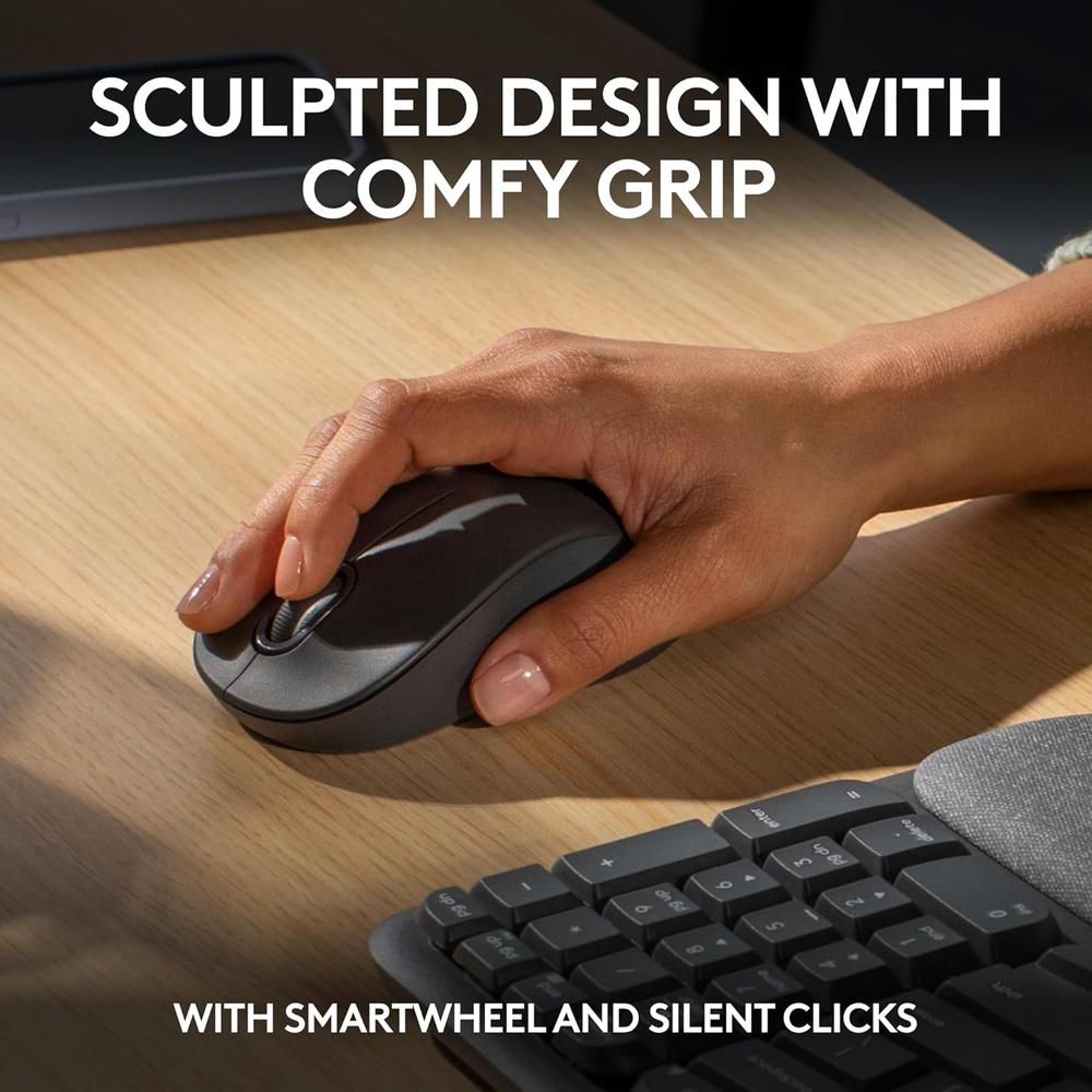 COMBO TECLADO Y MOUSE INALÁMBRICOS WAVE KEYS MK670 LOGITECH | GRAFITO - 5