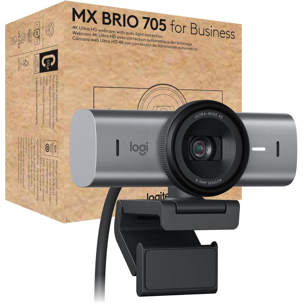 CÁMARA WEB MX BRIO 705 LOGITECH | GRAFITO - 1