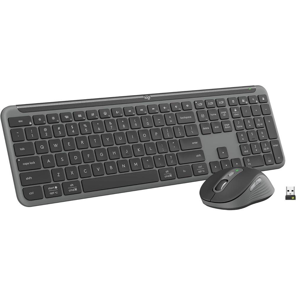 COMBO TECLADO Y MOUSE INALÁMBRICOS MK955 LOGITECH | GRAFITO - 1