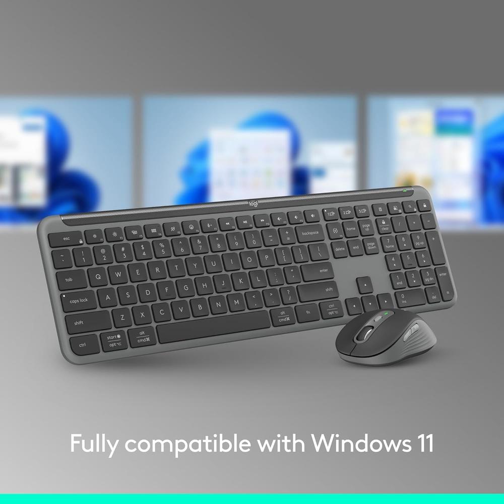 COMBO TECLADO Y MOUSE INALÁMBRICOS MK955 LOGITECH | GRAFITO - 5