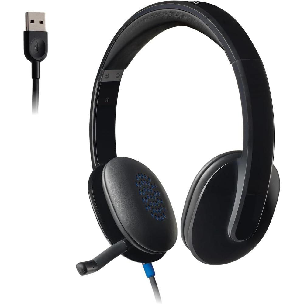 AUDÍFONOS ALÁMBRICOS H540 LOGITECH | NEGRO - 1