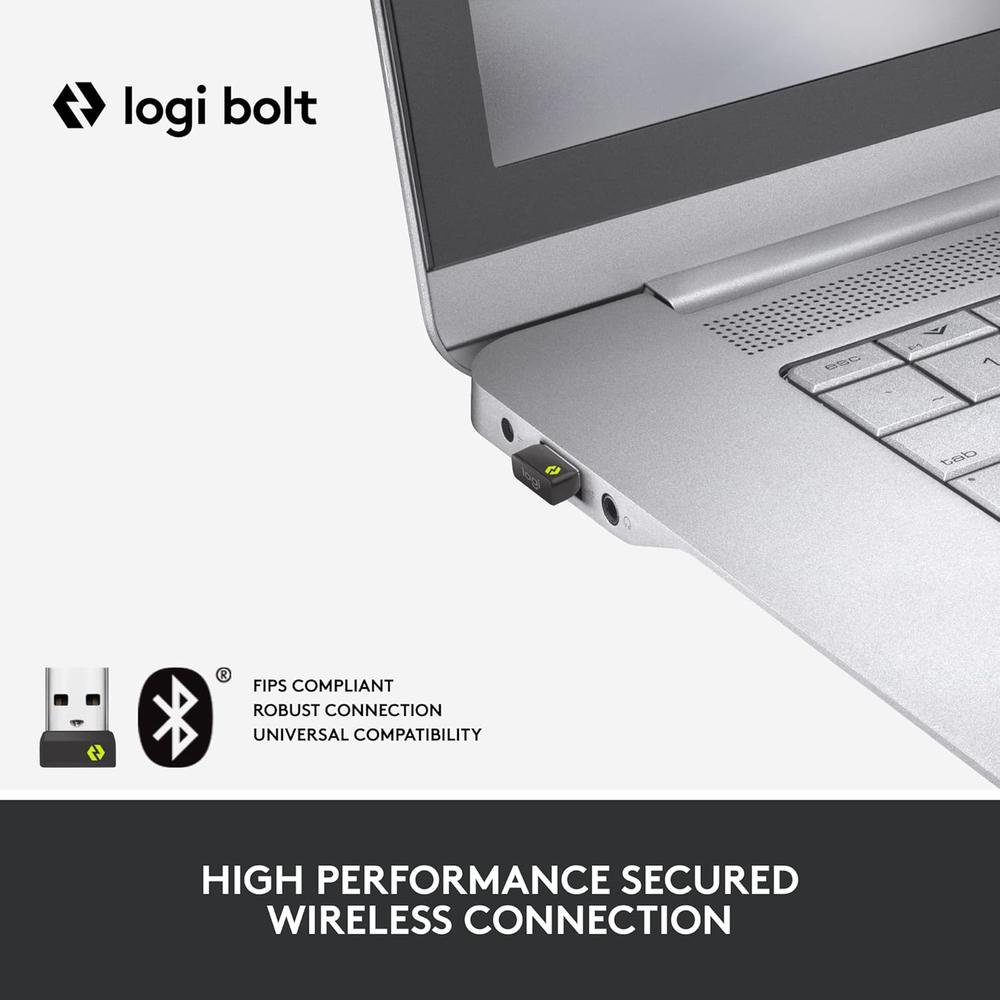 TECLADO INALÁMBRICO ERGONÓMICO K860 LOGITECH | GRAFITO - 3