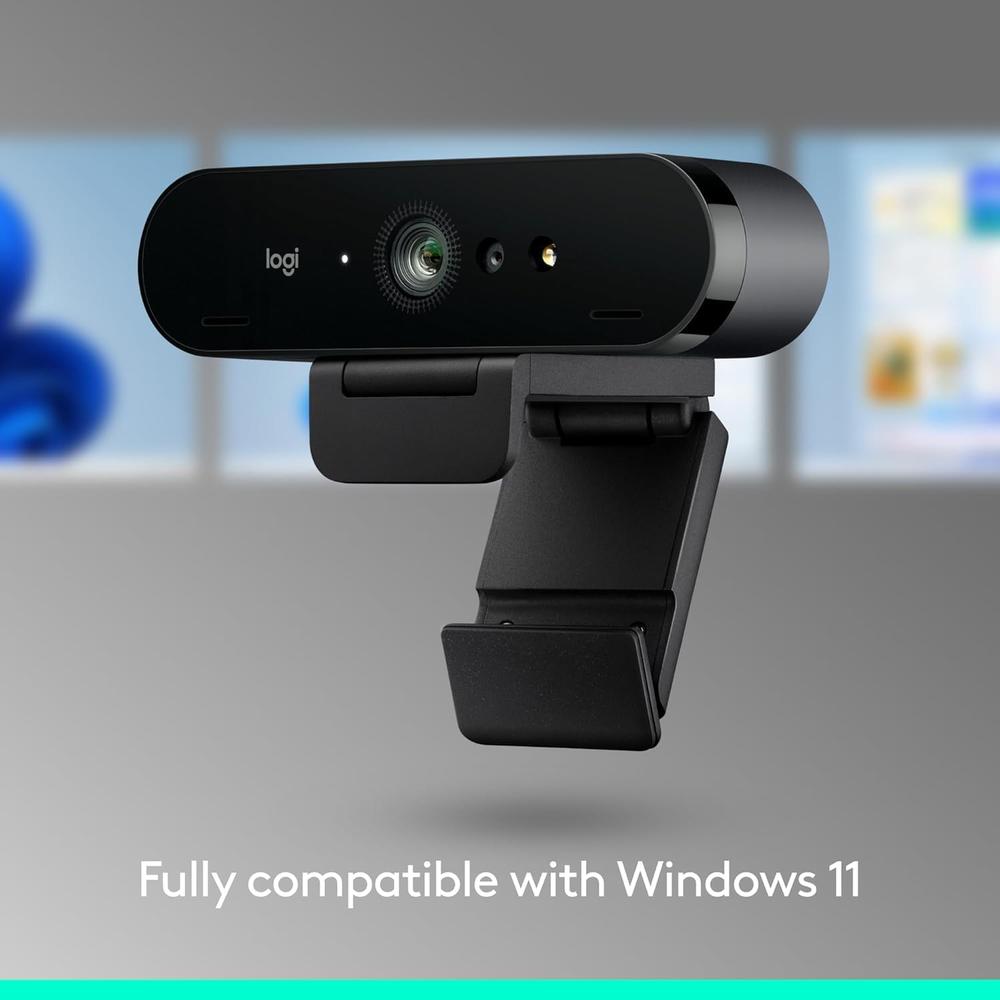 CÁMARA WEB BRIO 4K LOGITECH | NEGRO - 5