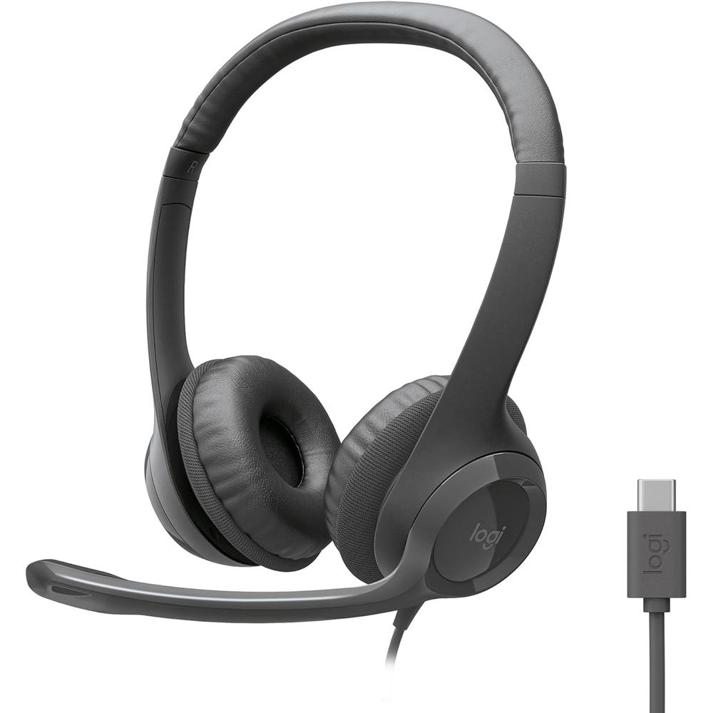 AUDÍFONOS ALÁMBRICOS H391 LOGITECH | GRAFITO - 1