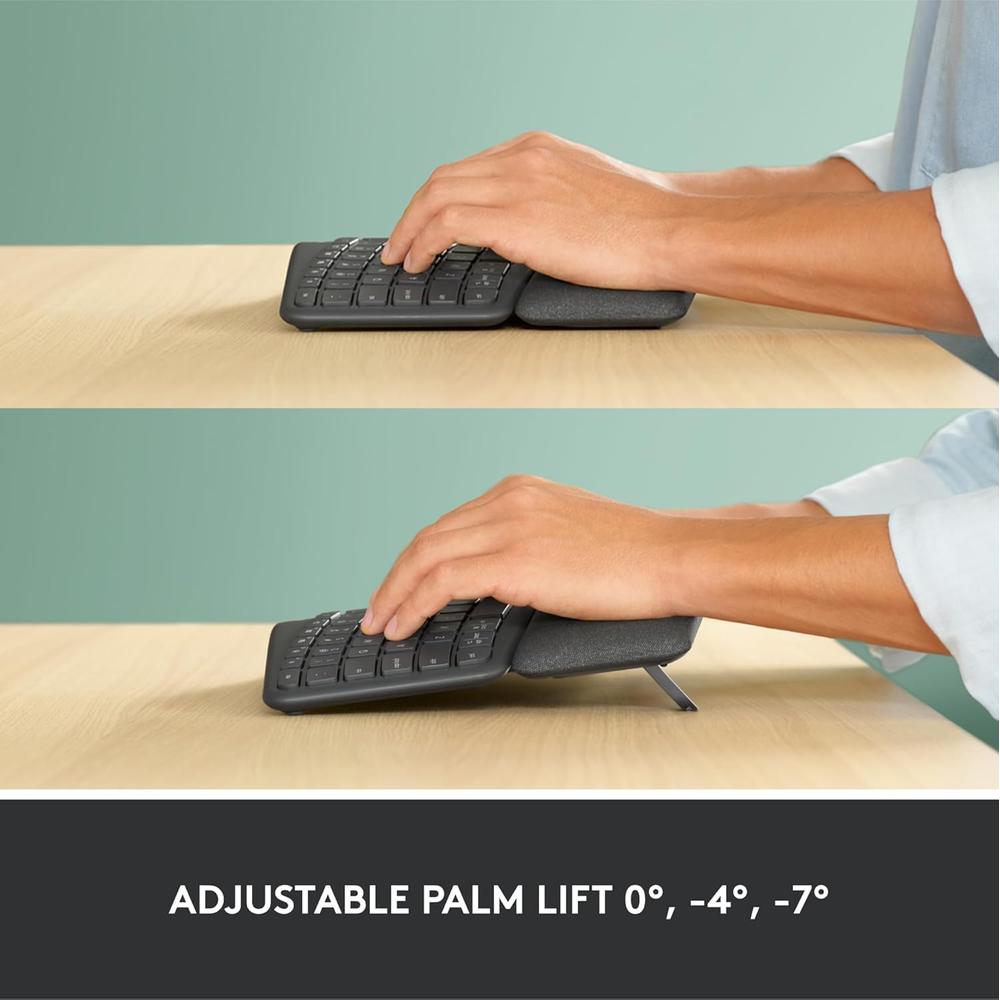 TECLADO INALÁMBRICO ERGO K860 LOGITECH | GRAFITO - 2