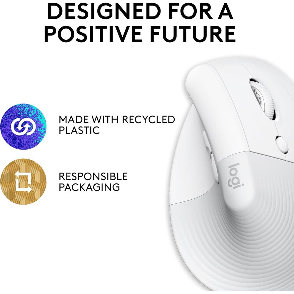 MOUSE INALÁMBRICO ERGONÓMICO LIFT LOGITECH - 5