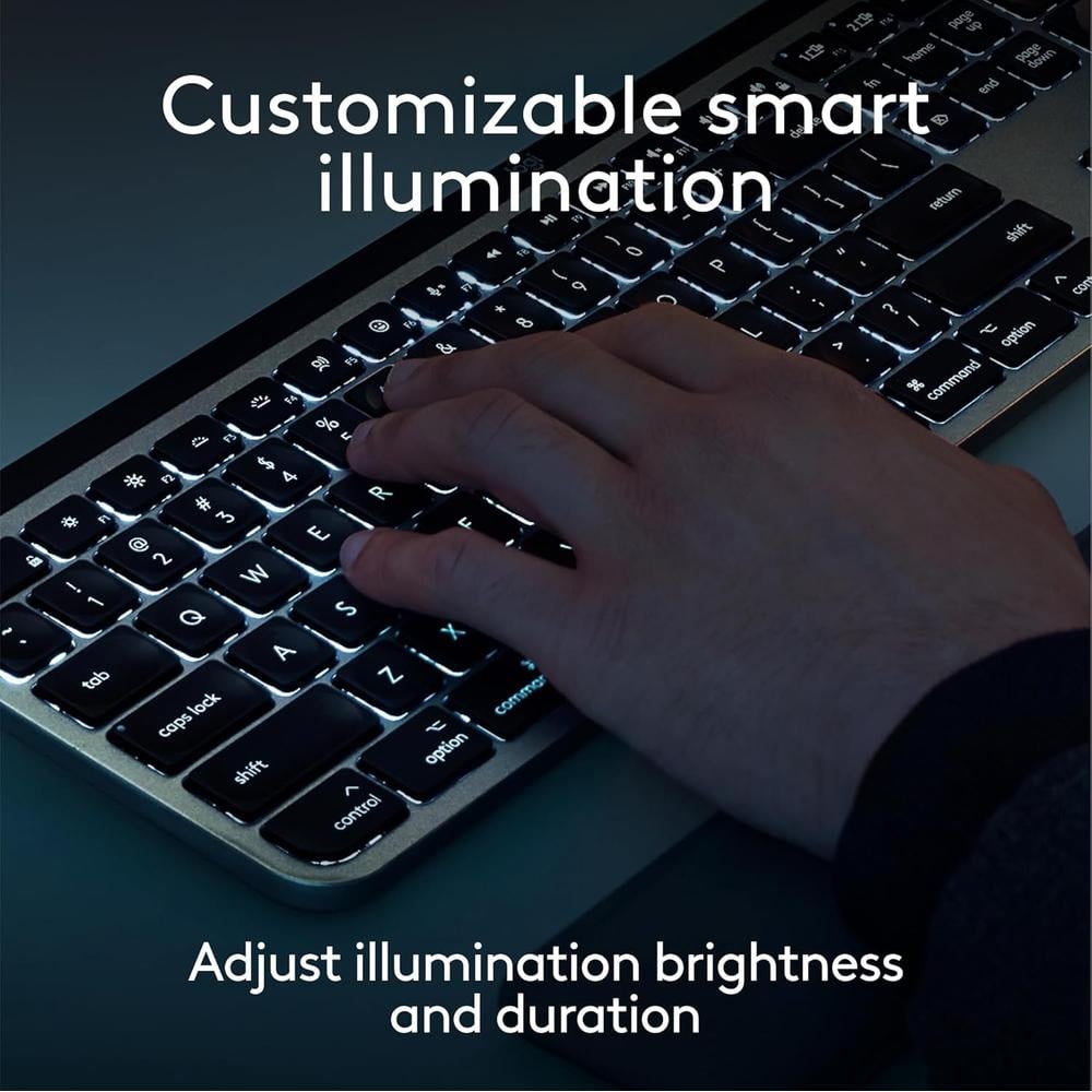 TECLADO INALÁMBRICO PARA MAC MX KEYS S LOGITECH - 3