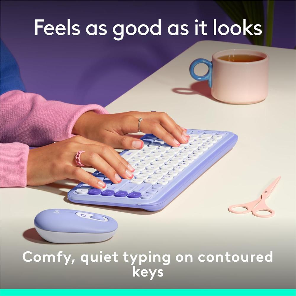 TECLADO INALÁMBRICO POP ICON LOGITECH - 3
