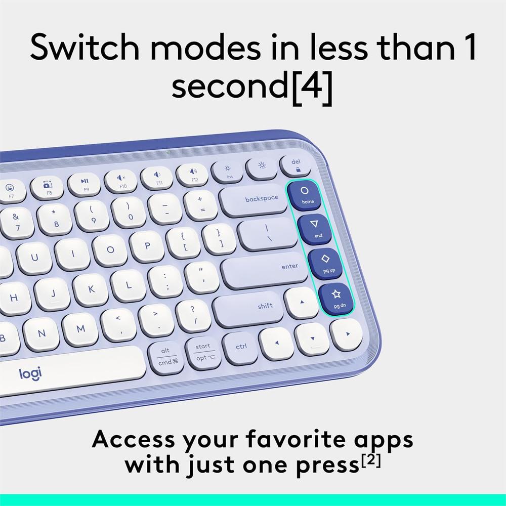 TECLADO INALÁMBRICO POP ICON LOGITECH - 5