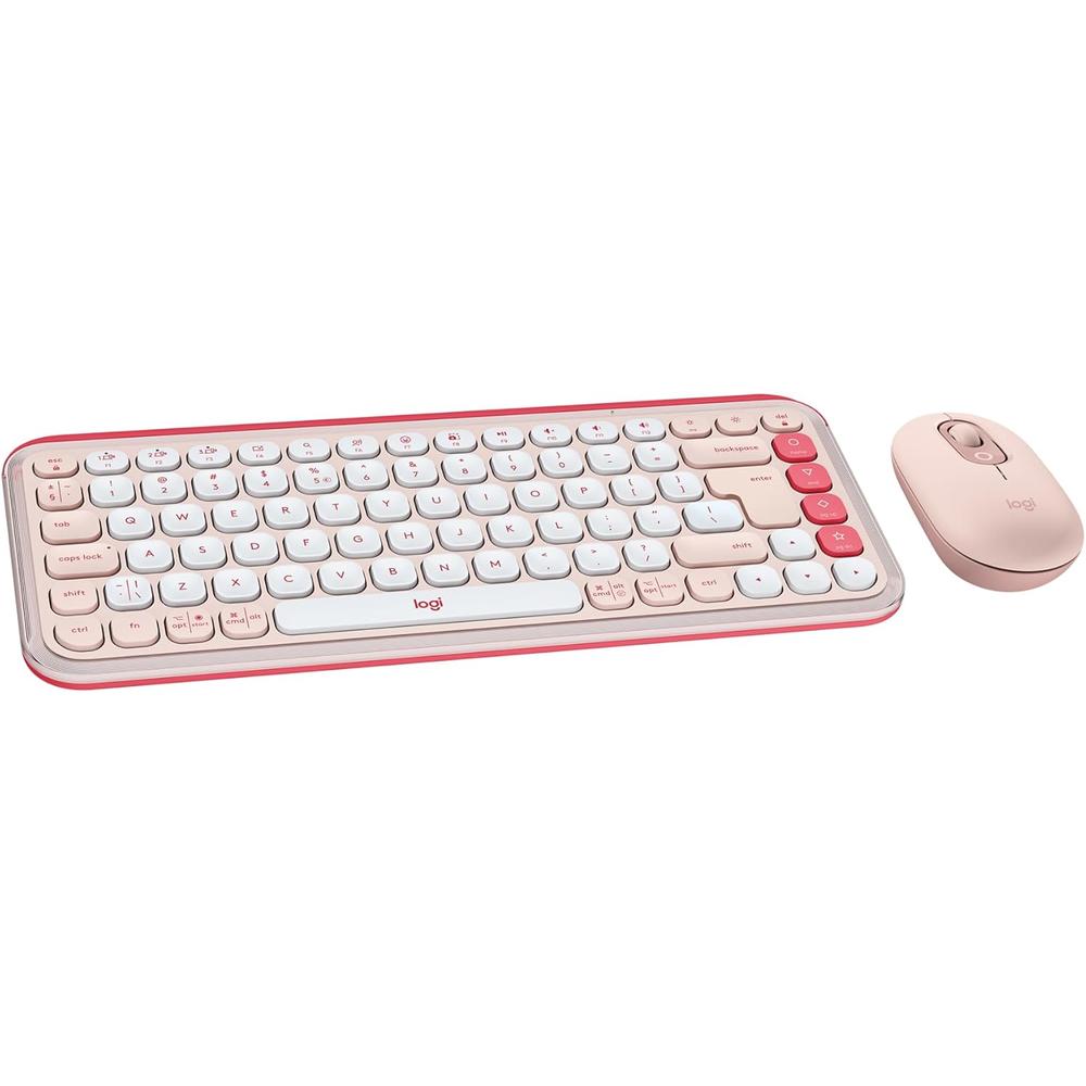 COMBO TECLADO Y MOUSE INALÁMBRICOS POP ICON LOGITECH - 1