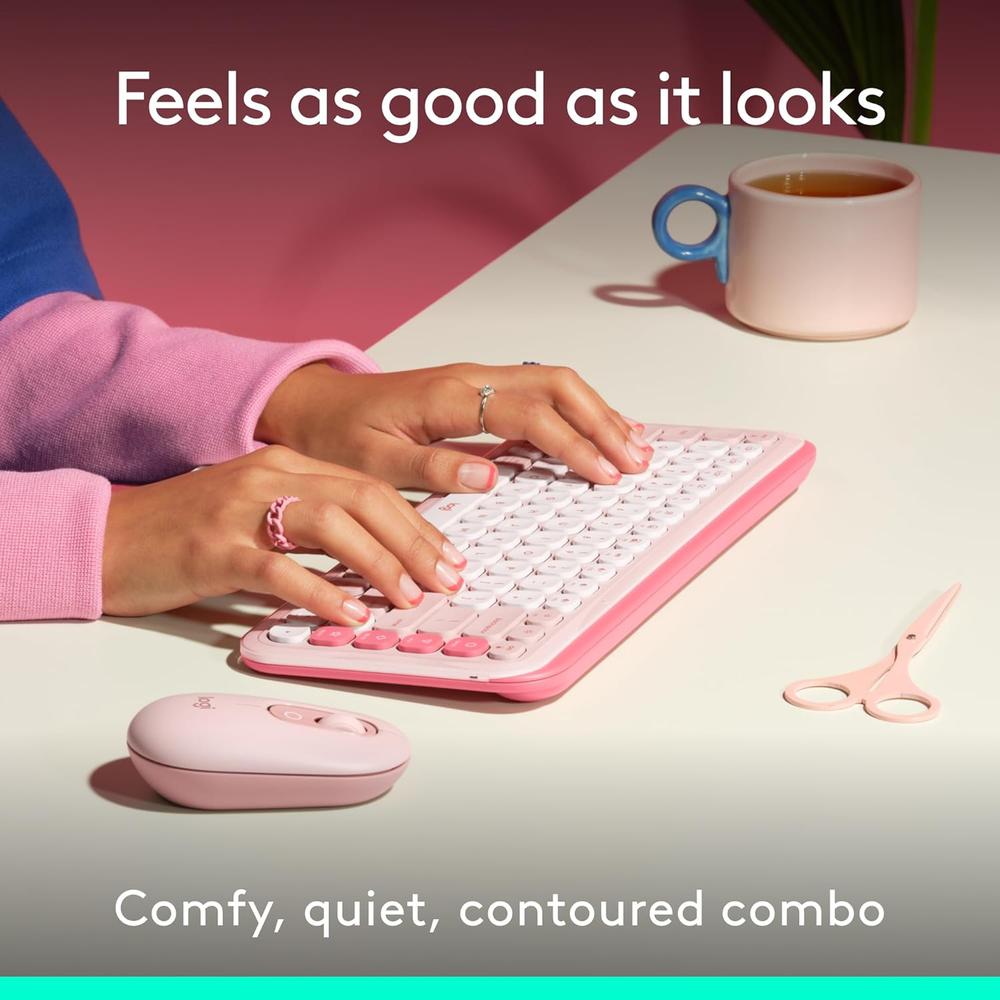COMBO TECLADO Y MOUSE INALÁMBRICOS POP ICON LOGITECH - 3