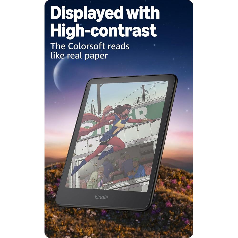 KINDLE E-READER AMAZON COLORSOFT 32GB | NEGRO METÁLICO - 4