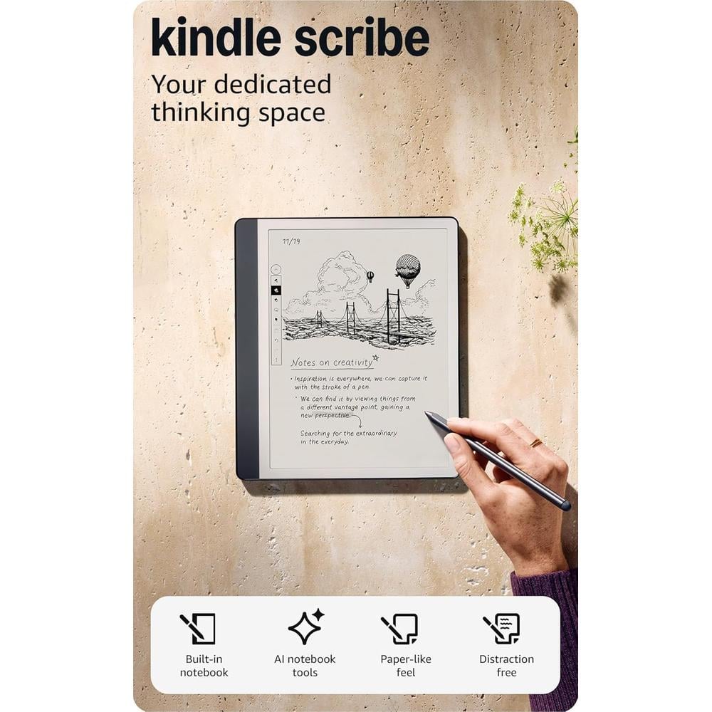 KINDLE E-READER AMAZON SCRIBE 16GB | TUNGSTEN - 2