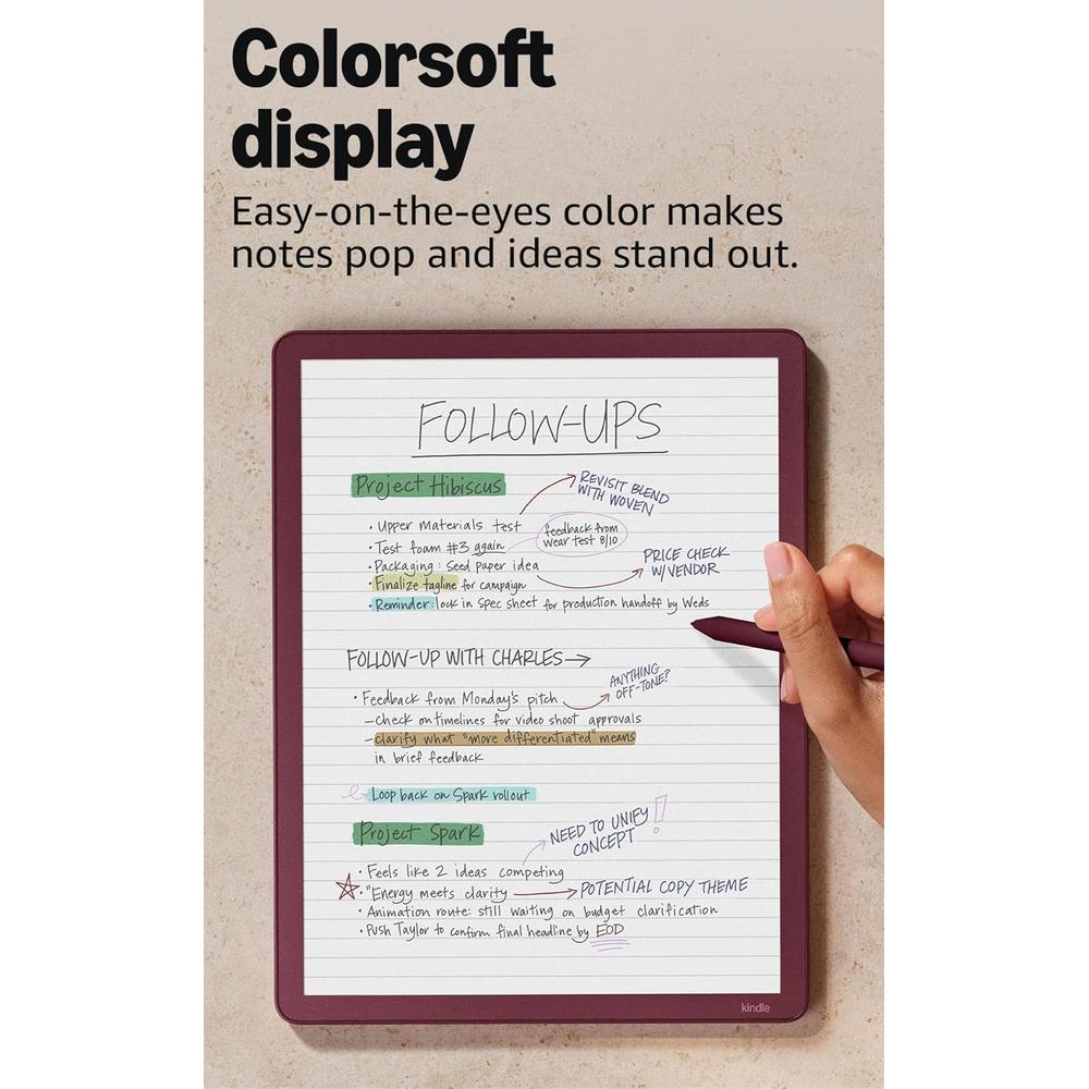 KINDLE E-READER AMAZON SCRIBE COLORSOFT 32GB | GRAPHITE - 4