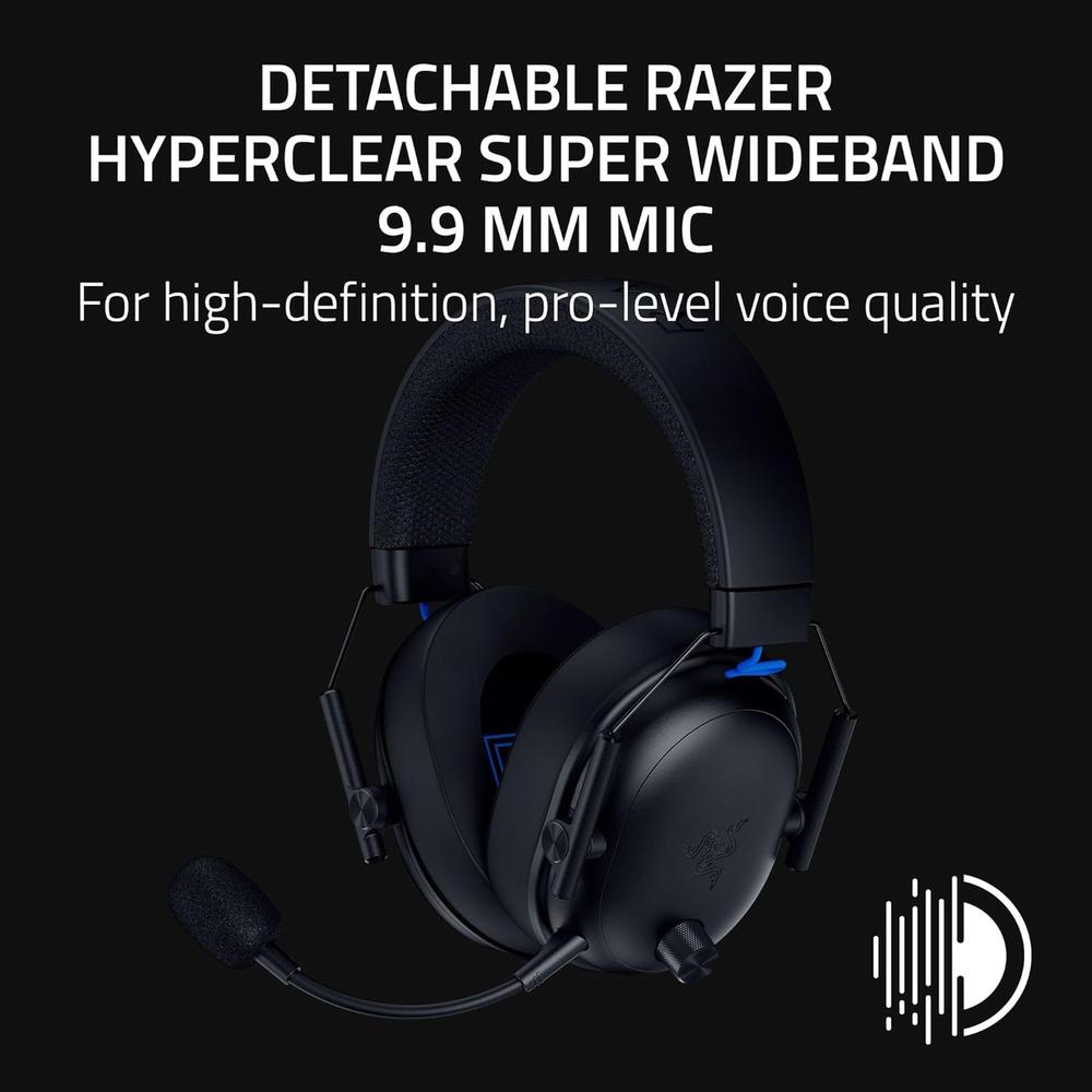 AUDÍFONOS INALÁMBRICOS BLACKSHARK V3 PLAYSTATION RAZER | NEGRO - 5