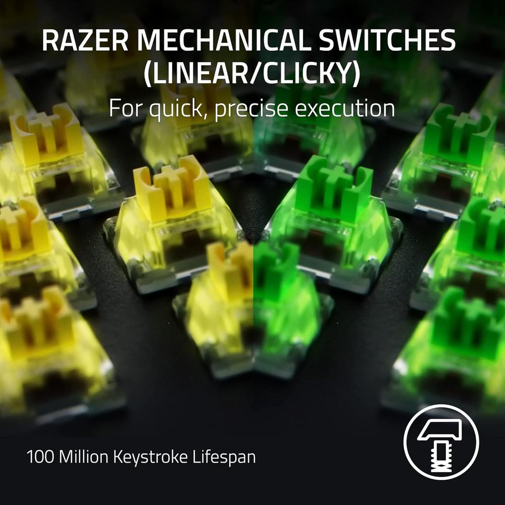 TECLADO ALÁMBRICO BLACKWIDOW V4 PRO RAZER | NEGRO - 2