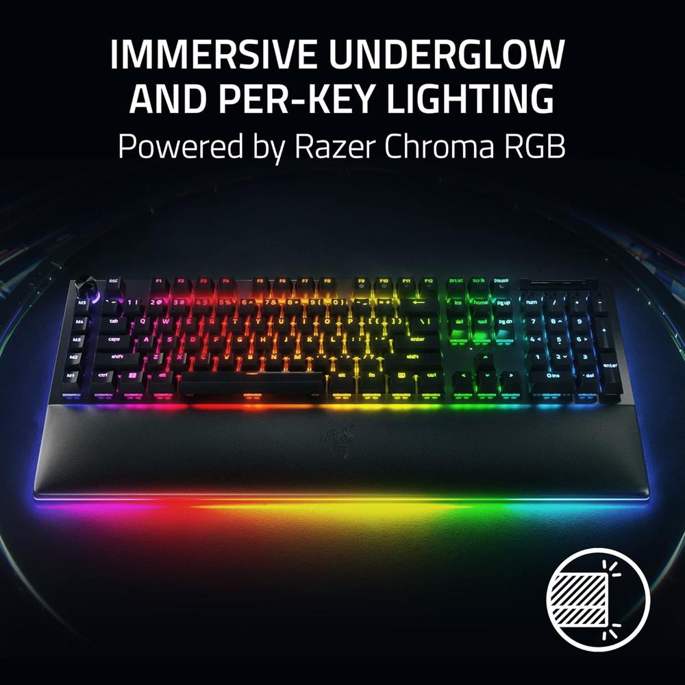 TECLADO ALÁMBRICO BLACKWIDOW V4 PRO RAZER | NEGRO - 3