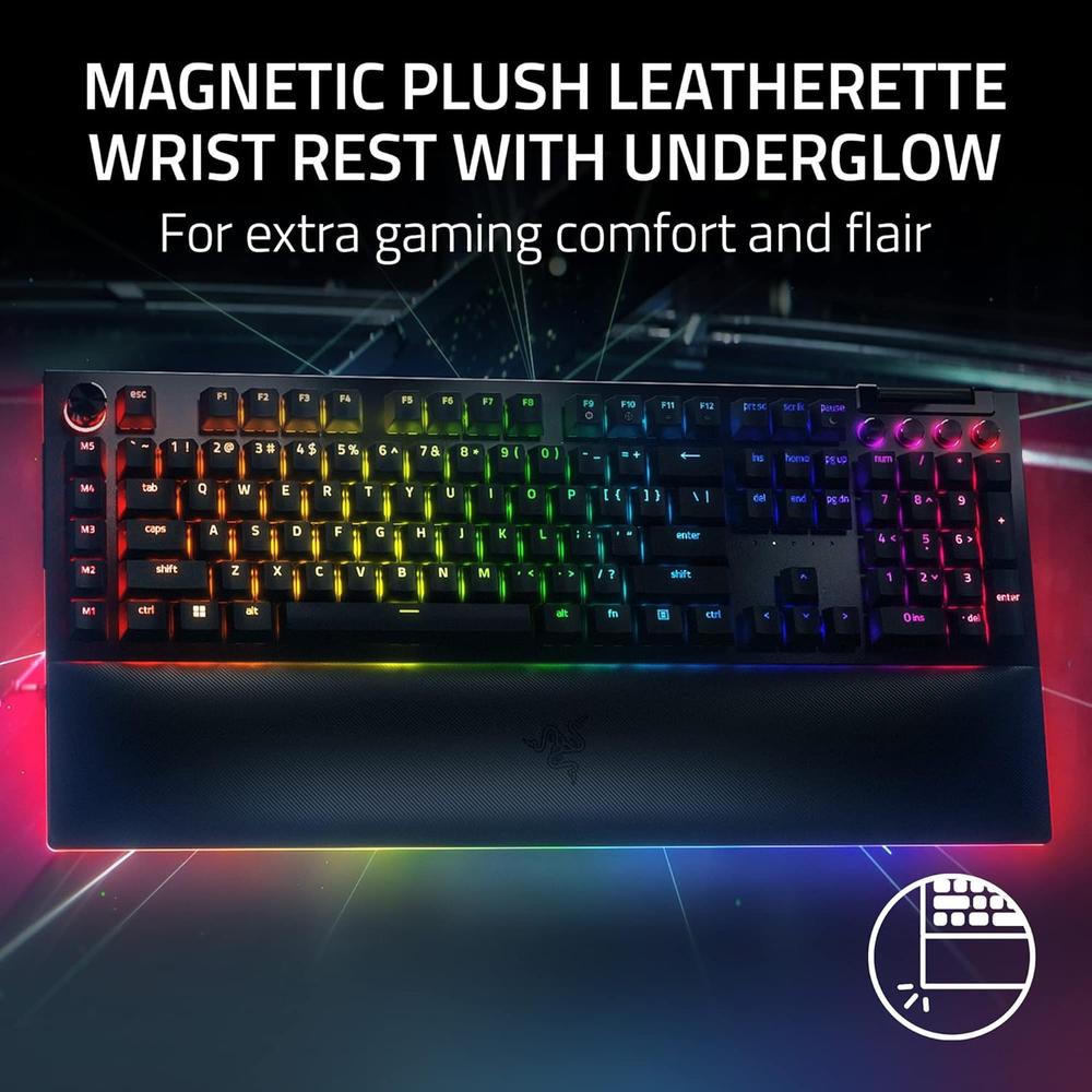 TECLADO ALÁMBRICO BLACKWIDOW V4 PRO RAZER | NEGRO - 5
