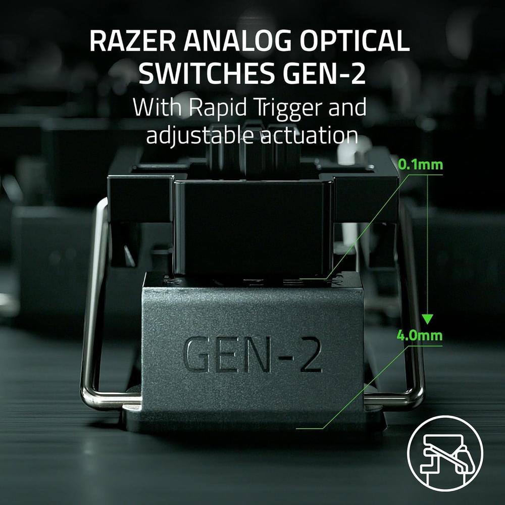 TECLADO ALÁMBRICO HUNTSMAN V3 PRO 1000 HZ RAZER | NEGRO - 3