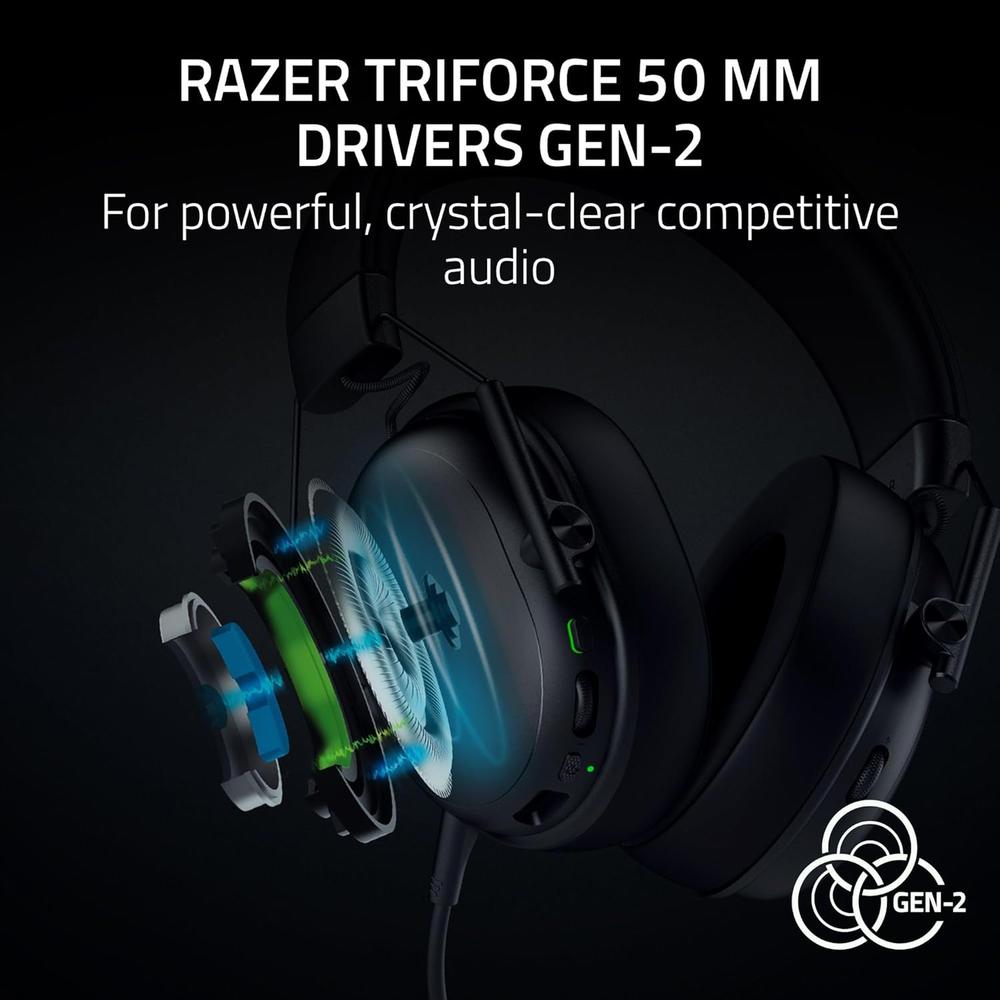 AUDÍFONOS INALÁMBRICOS BLACKSHARK V3 X HYPERSPEED RAZER | NEGRO - 3