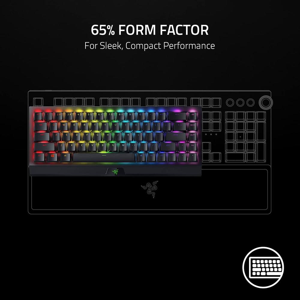 TECLADO INALÁMBRICO BLACKWIDOW V4 MINI HYPERSPEED RAZER | NEGRO - 2